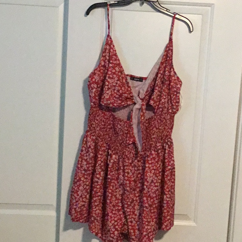 Red romper